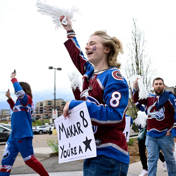 Never not cheering for the Colorado Avalanche 2024 Playoffs Parade Photo by Andy Cross, The Denver Post