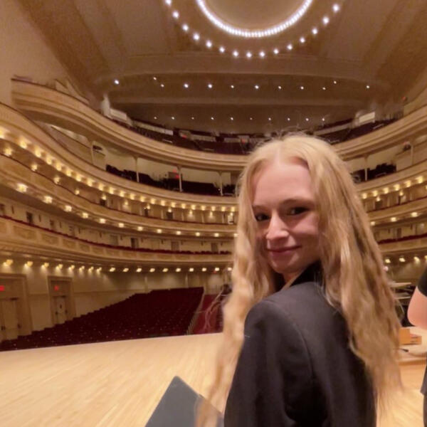 Ask me about my debut Carnegie Hall, 2022