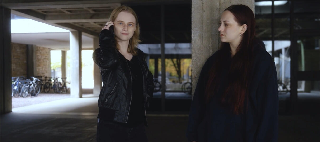 Alesa Moskal as Shaw and Sara David as Campbell "Is That Ashley?" (Dave Kost, Book of Sides II) Directed by Nicole Nageli University of Colorado Boulder